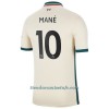 Camiseta de fútbol Liverpool Sadio Mane 10 Segunda Equipación 2021/22 - Hombre